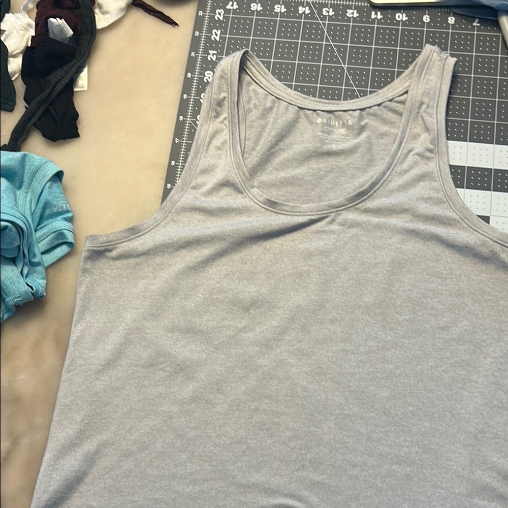 Athleta Heather Gray Uplift Tank